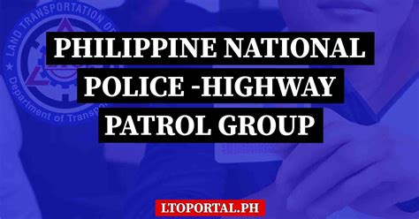 pnp highway patrol group (pnp-hpg) clearance